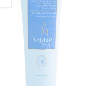 NAKERY BEAUTY 10oz Intensive Repair Eczema Relief Soothing Face And Body Wash